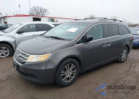 2012 Honda Odyssey Ex-L from USA, damaged, VIN 5FNRL5H60CB111562